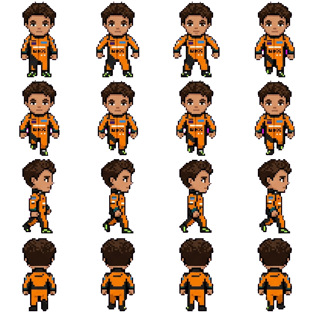 Lando Norris movement sprite
