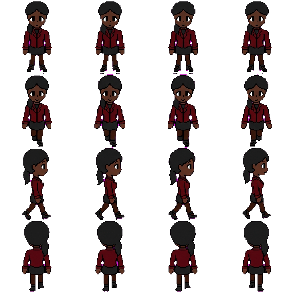Ellen movement sprite