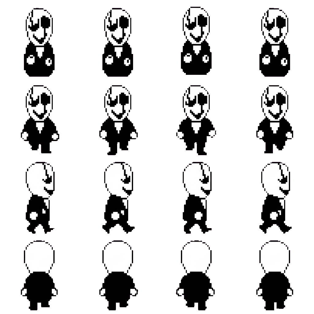 W. D. Gaster movement sprite