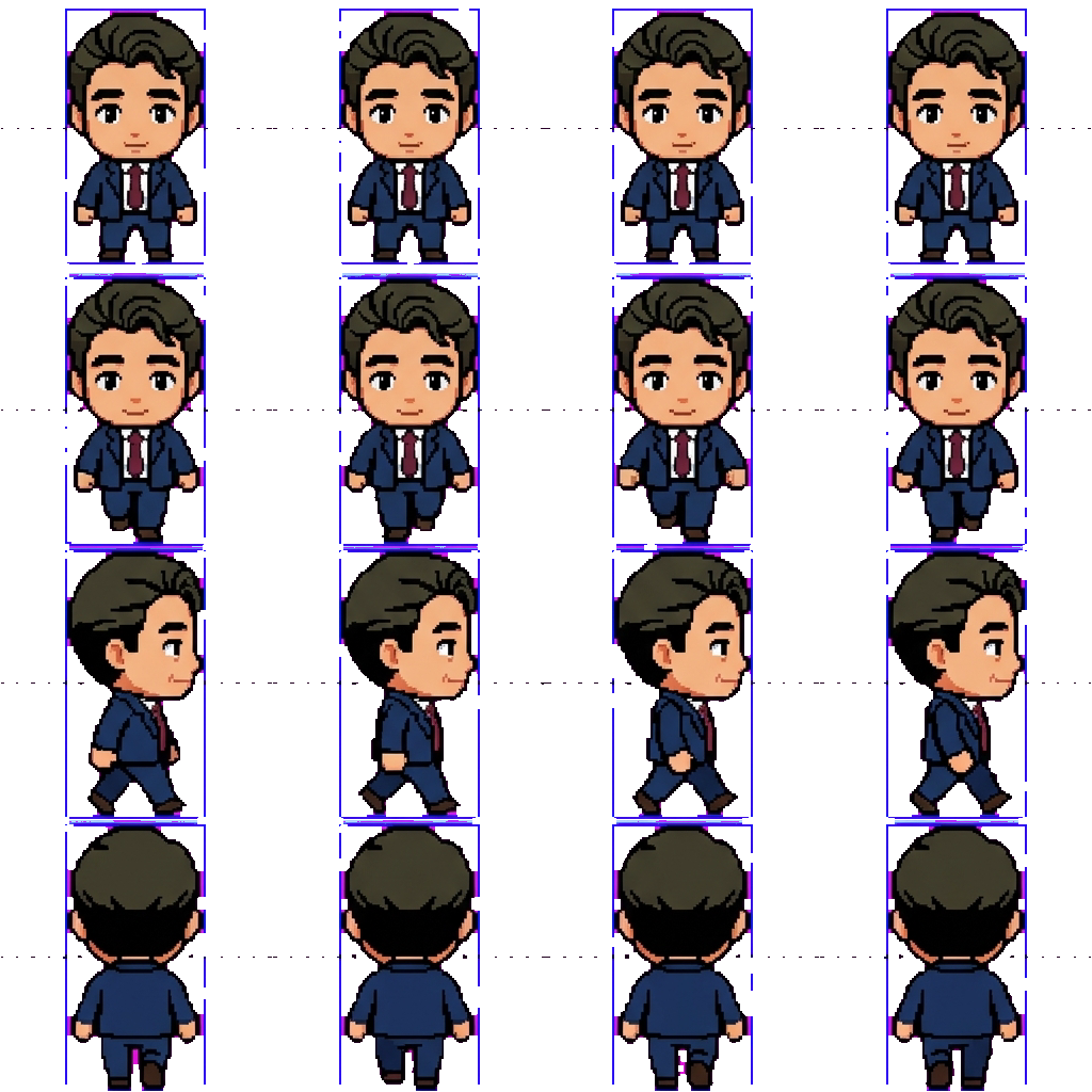 Mayor Jerry movement sprite