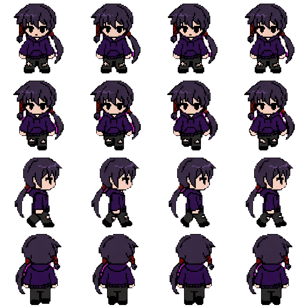 Subaru "Geo" Oogami movement sprite