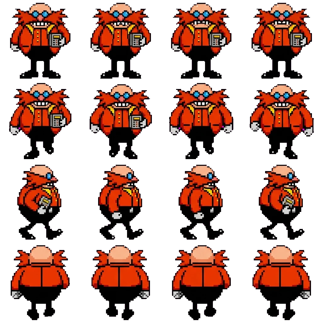 Dr Eggman movement sprite