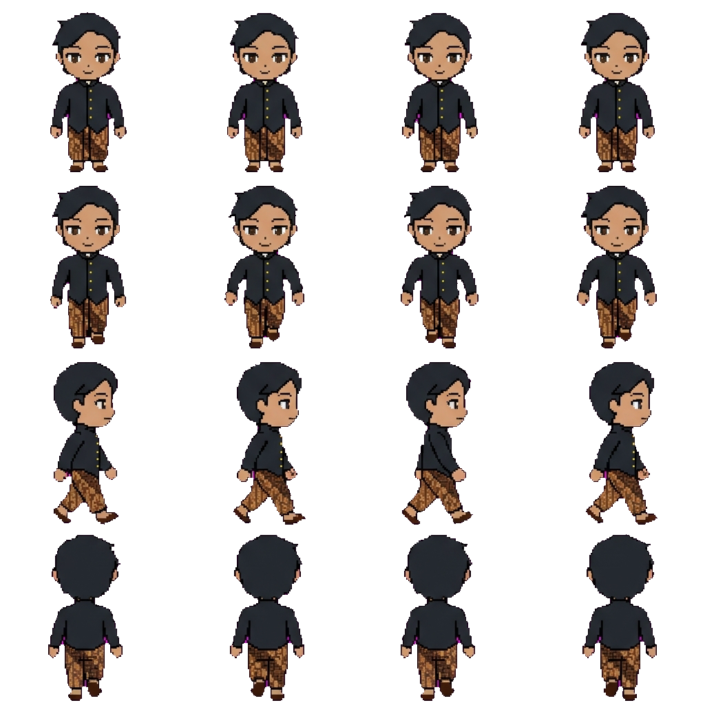 Raka movement sprite