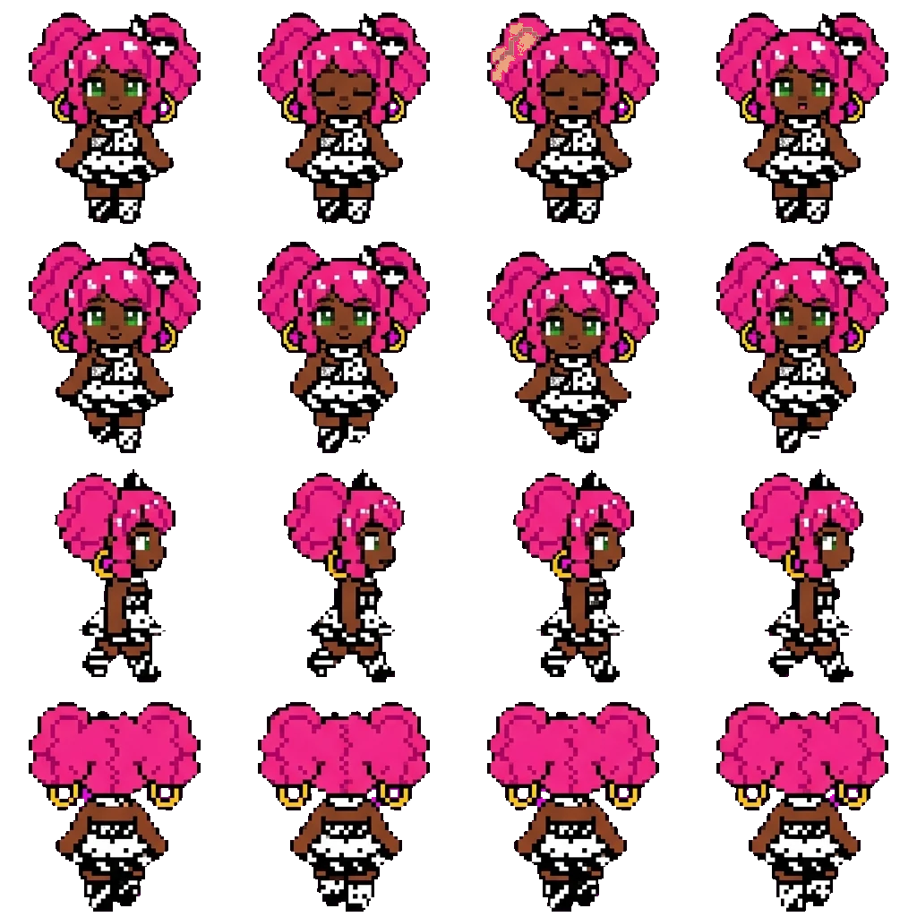 Amber movement sprite