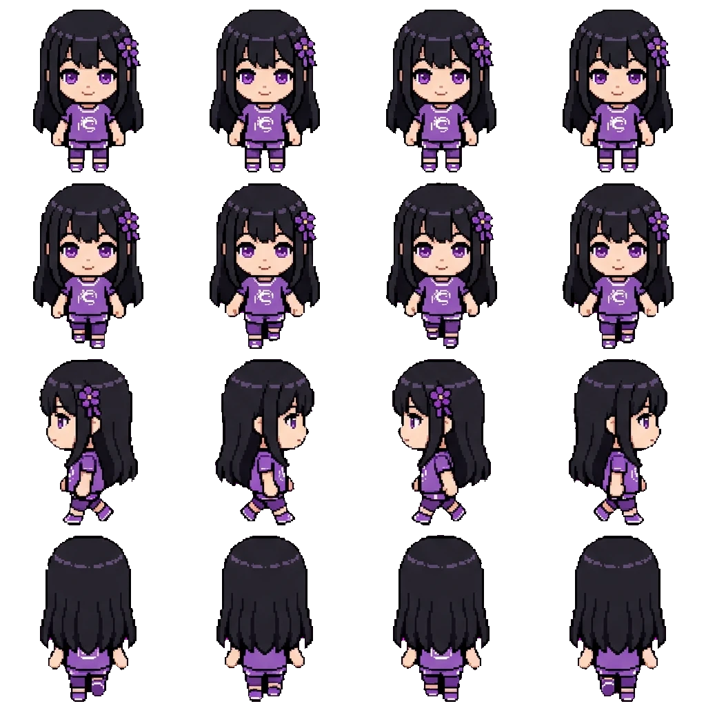 Shirley movement sprite