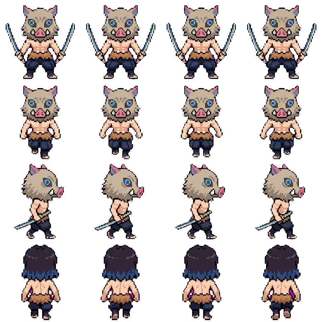 Inoske Hashibira movement sprite