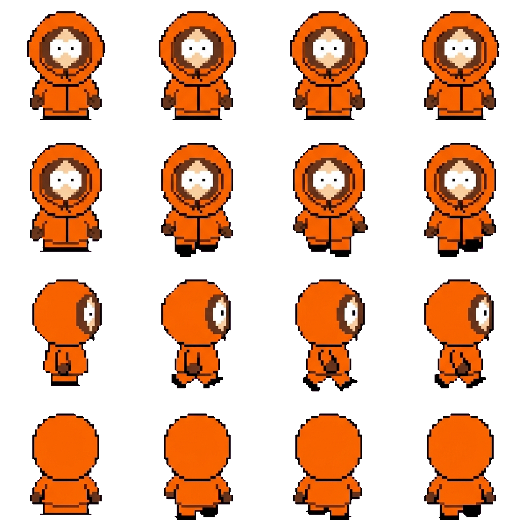 Kenny mccormick movement sprite