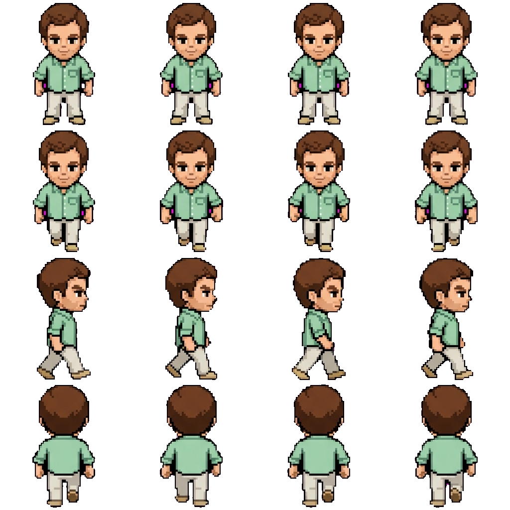 Dexter Morgan movement sprite