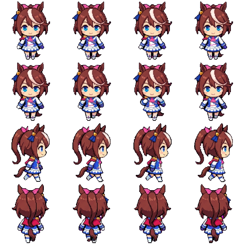 Tokai Teio♥️ movement sprite