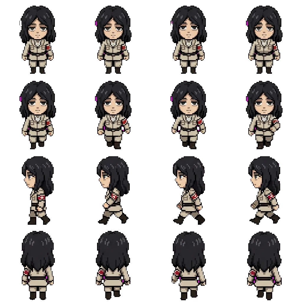 Pieck Finger movement sprite