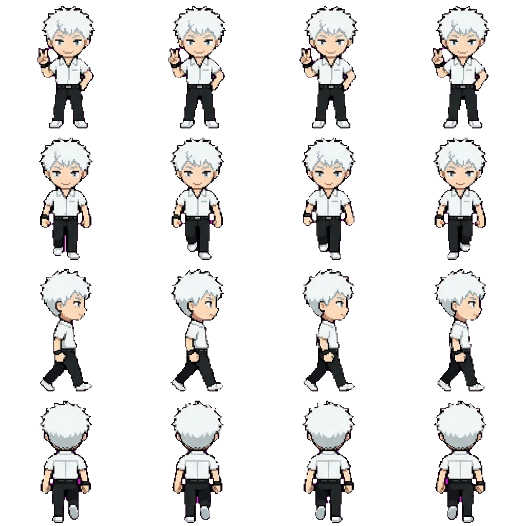 Hikaru movement sprite