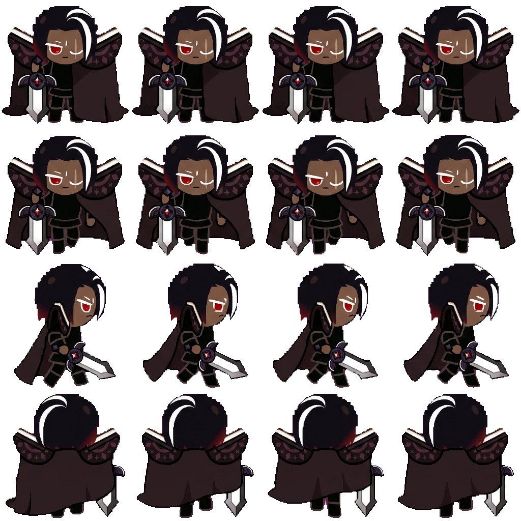 Dark choco cookie movement sprite