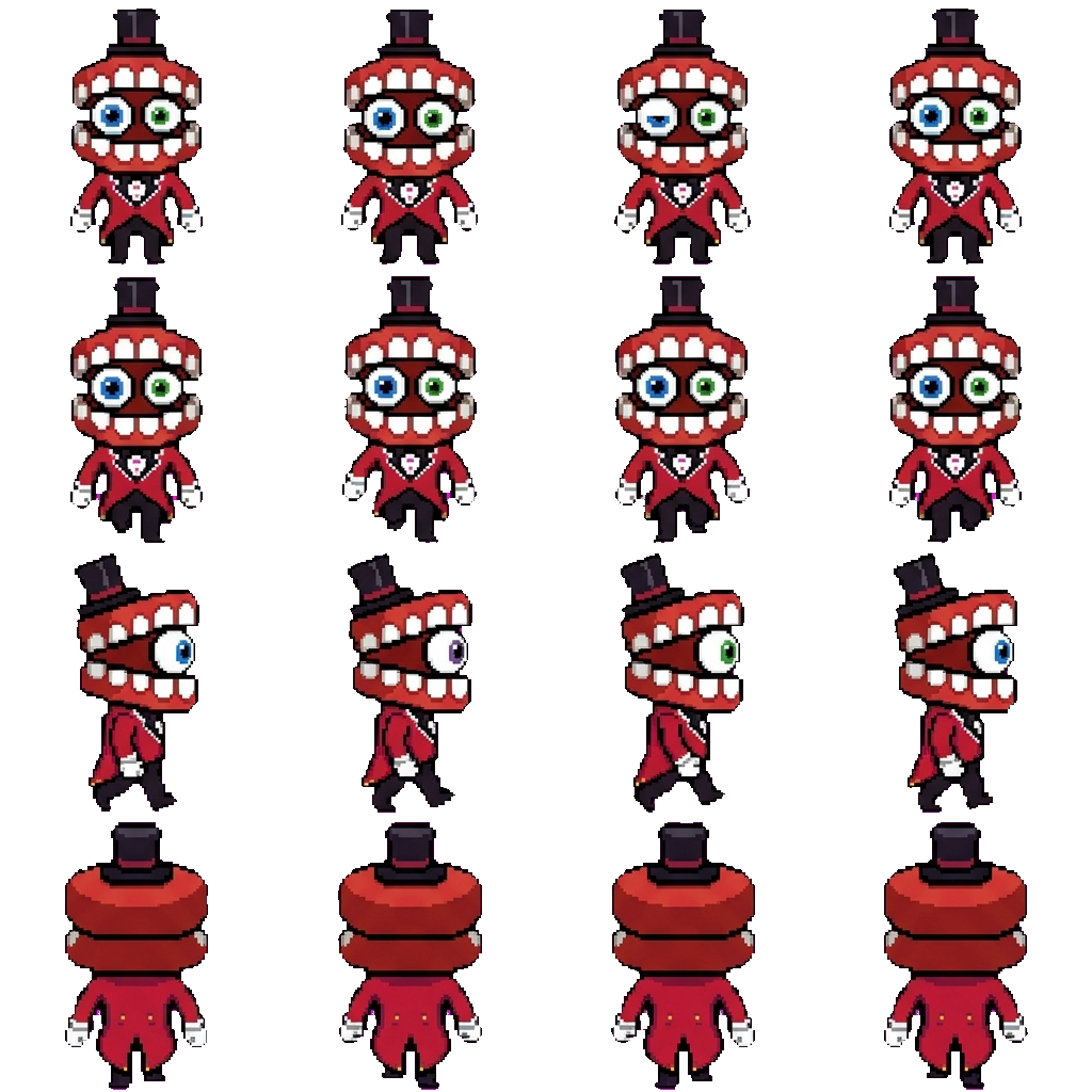 Caine movement sprite