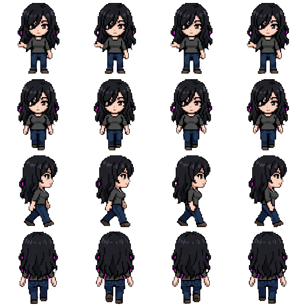 Mina Lee movement sprite