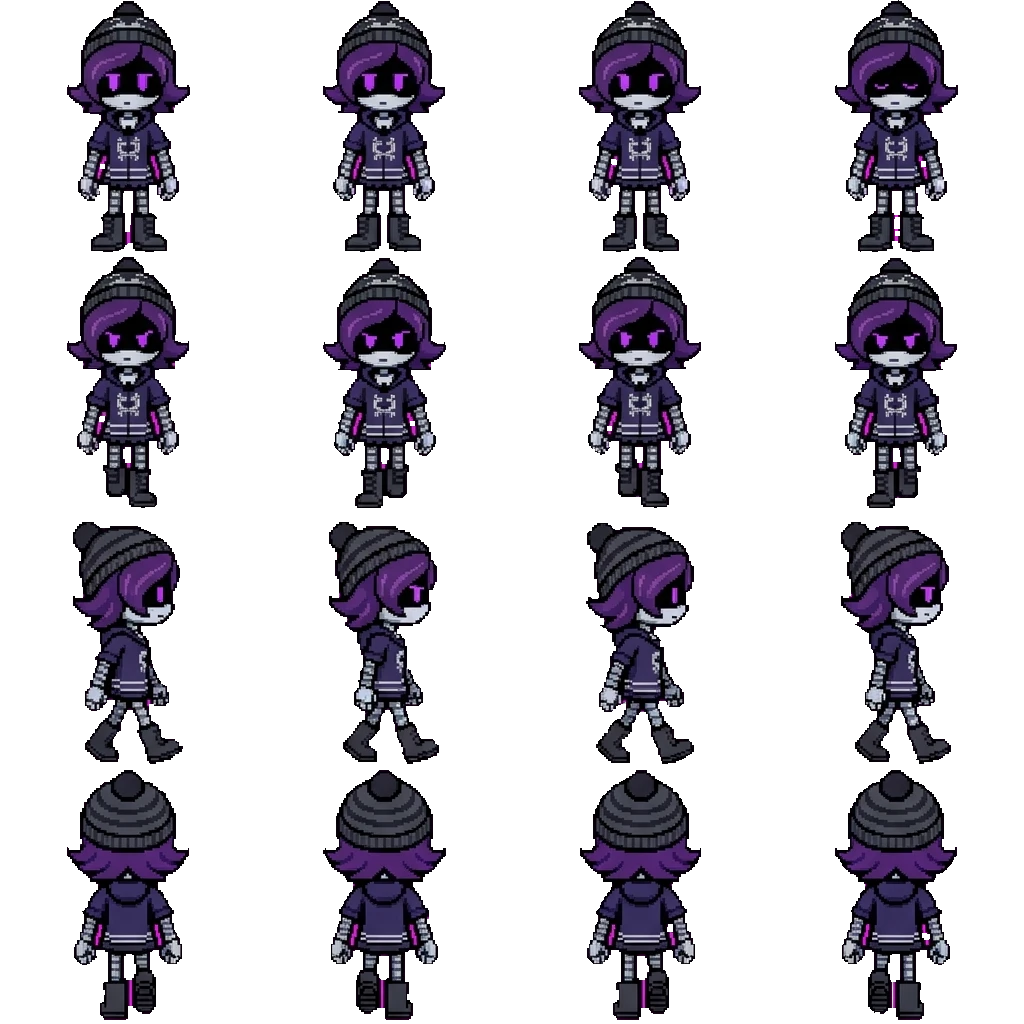 Uzi movement sprite
