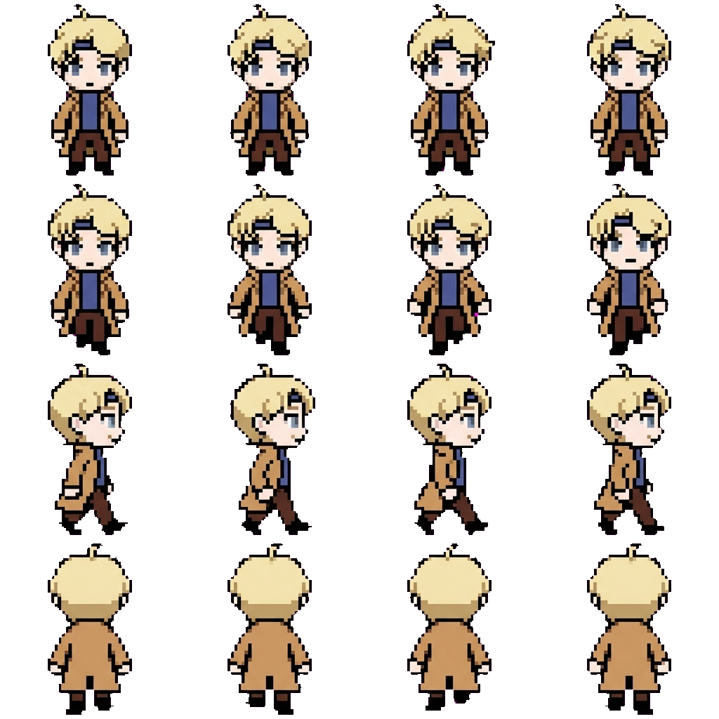 Luke movement sprite