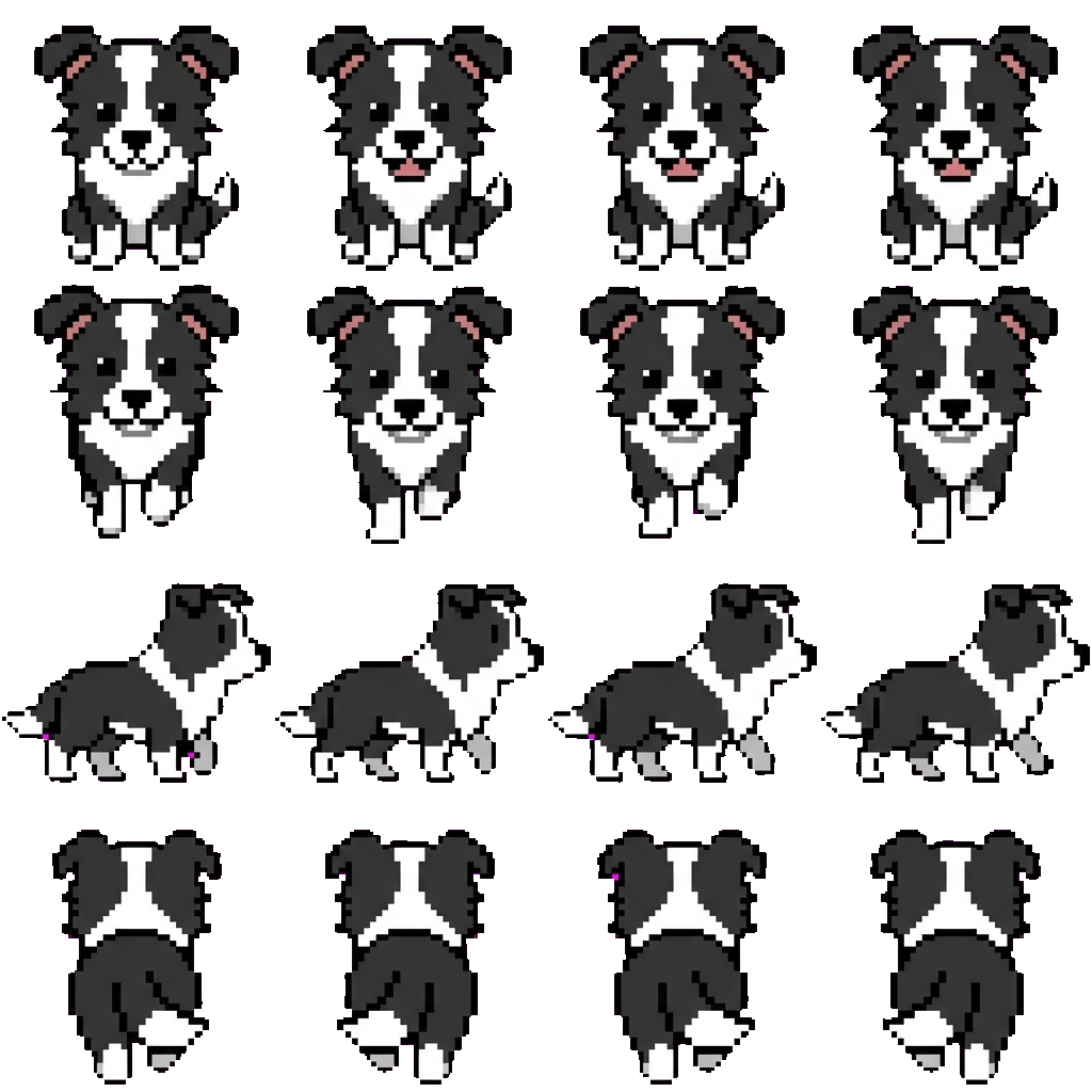 Millie movement sprite