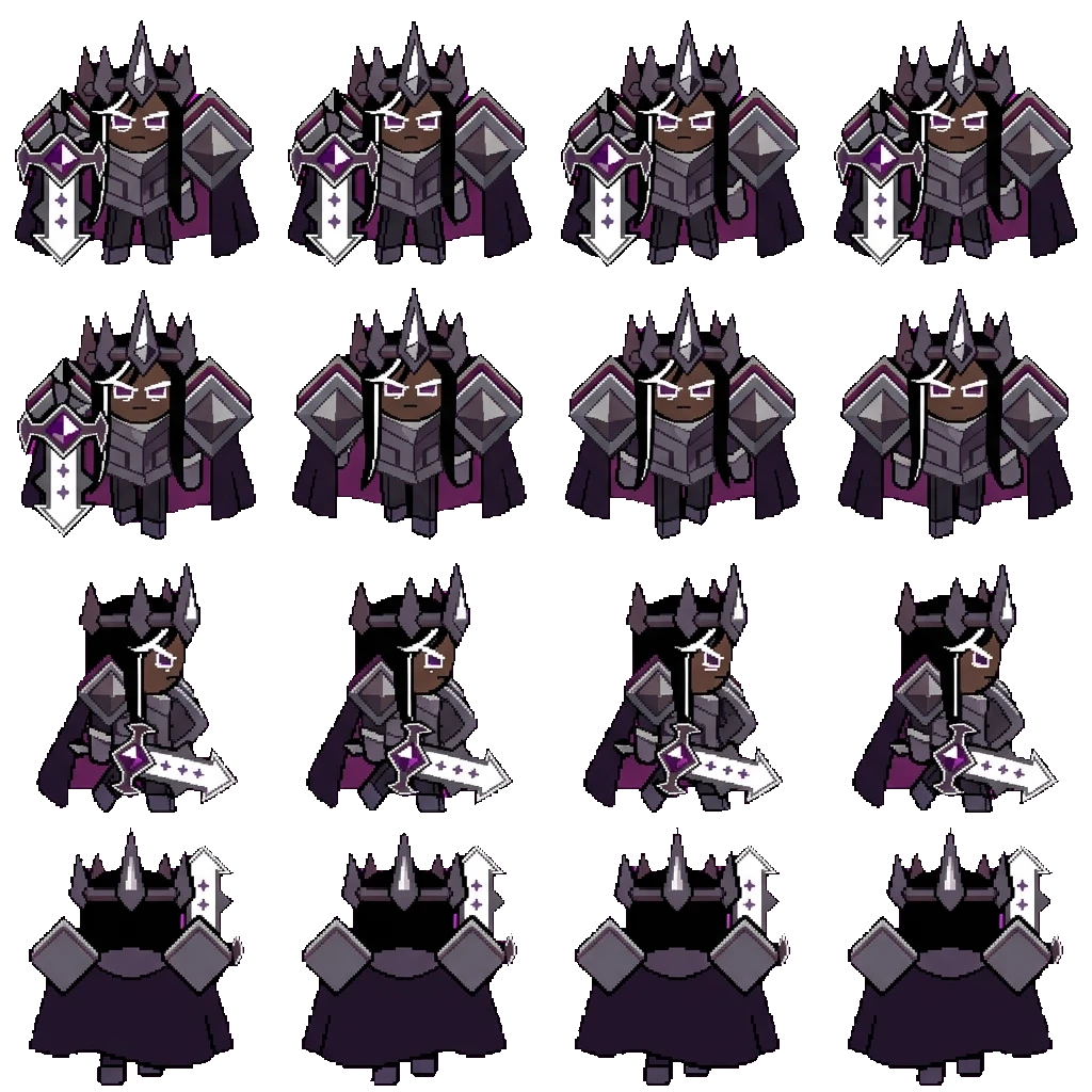 Dark cacao cookie movement sprite
