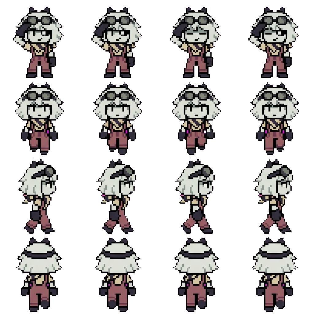 Danger Claire movement sprite