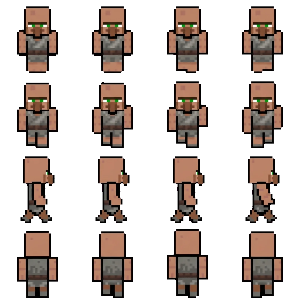 Homeless Villager movement sprite