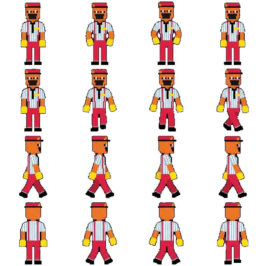 Jack movement sprite