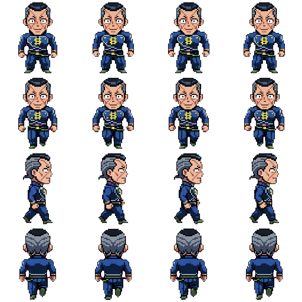 Okuyasu Nijimura movement sprite
