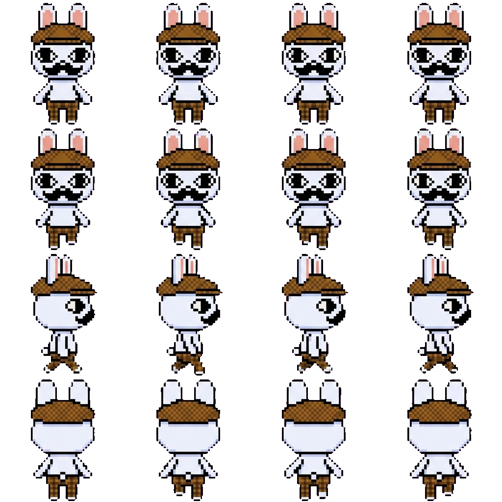 Barney movement sprite