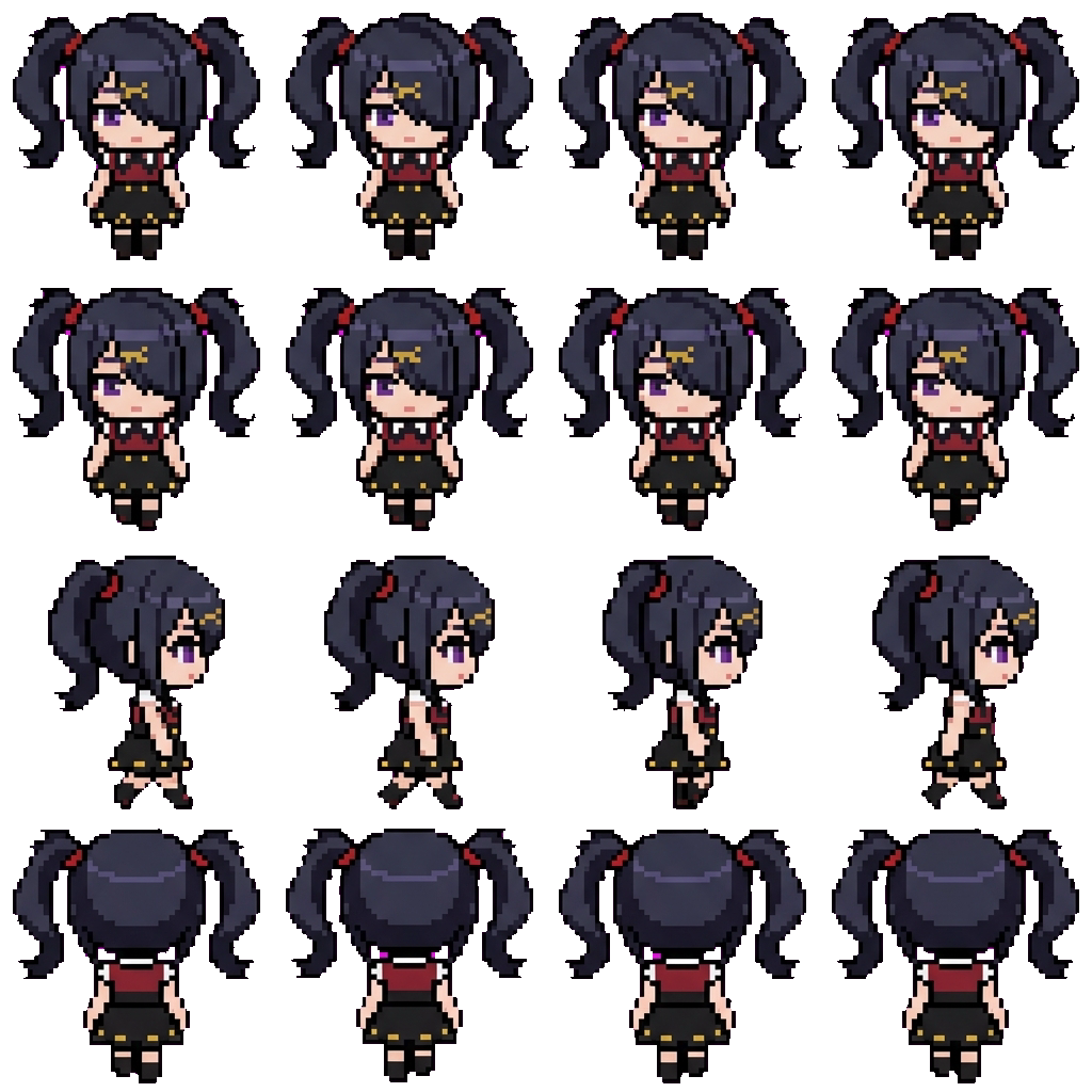 Ame-chan movement sprite