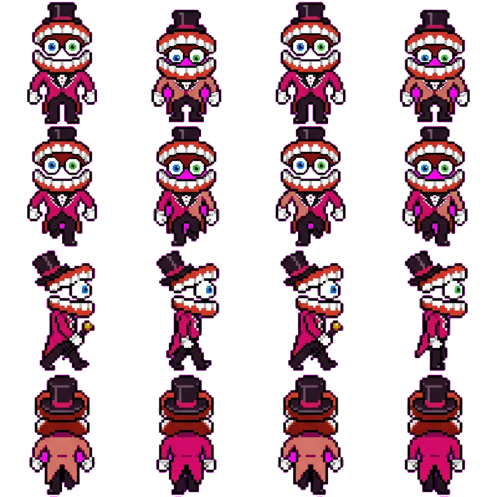 Caine movement sprite