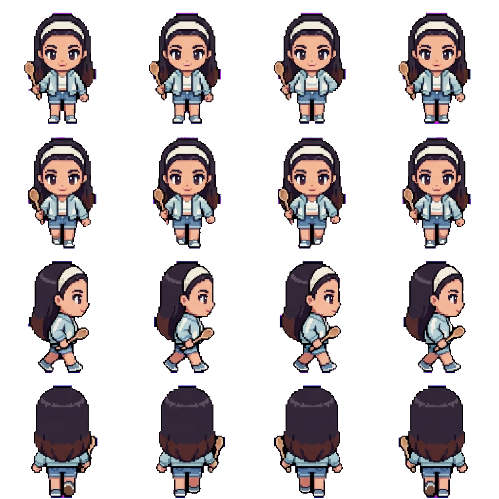 Silvia movement sprite