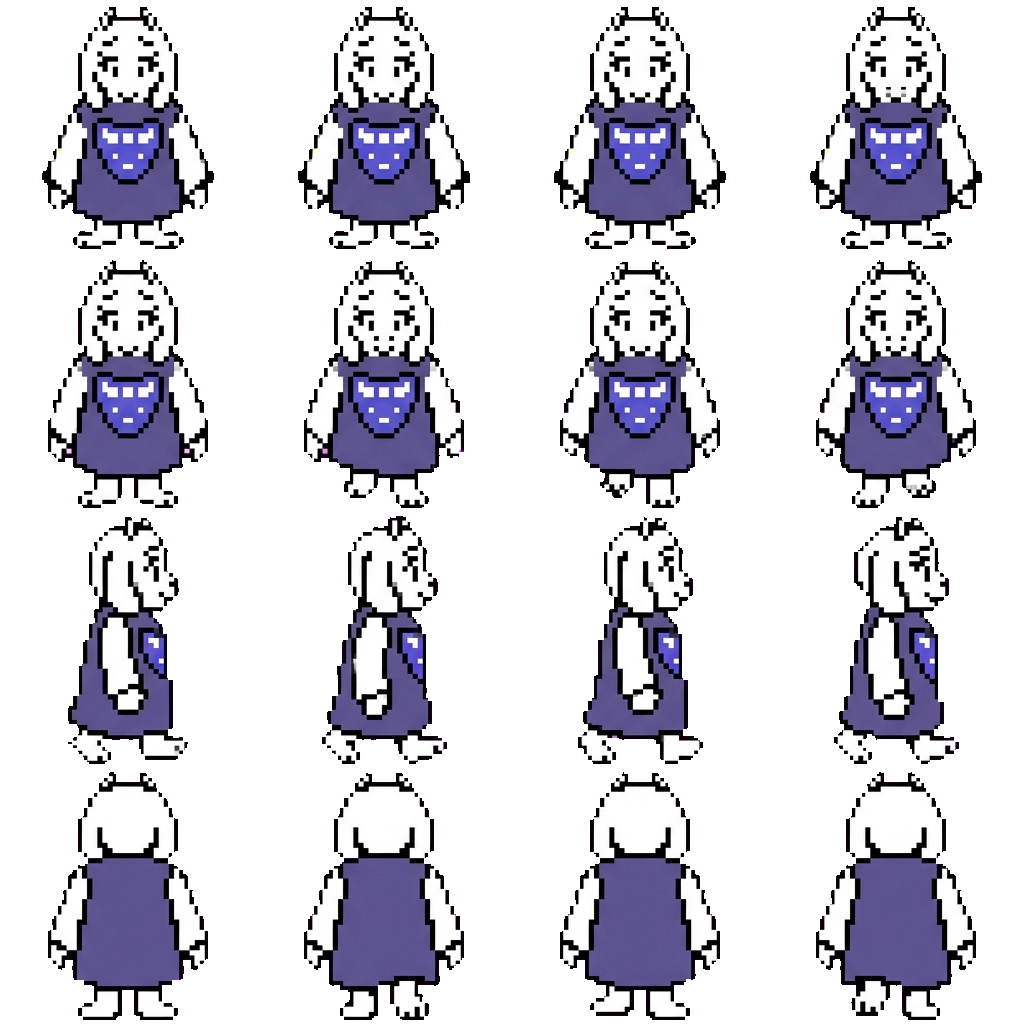 Toriel movement sprite