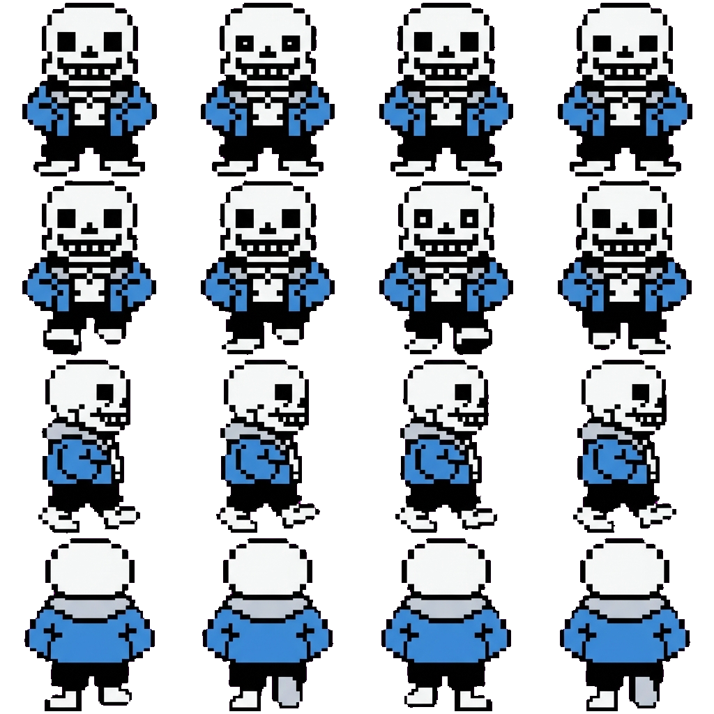sans movement sprite