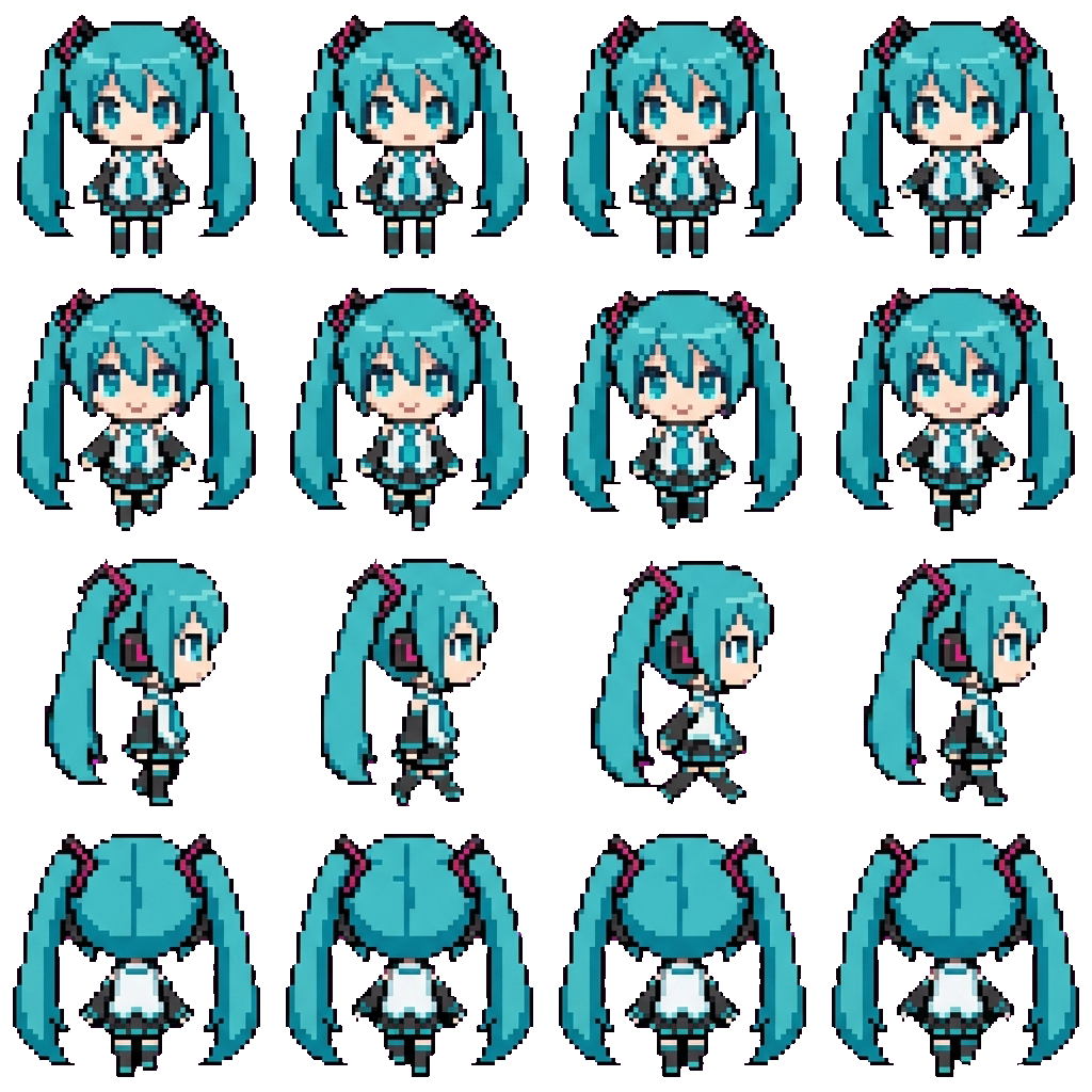Miku movement sprite