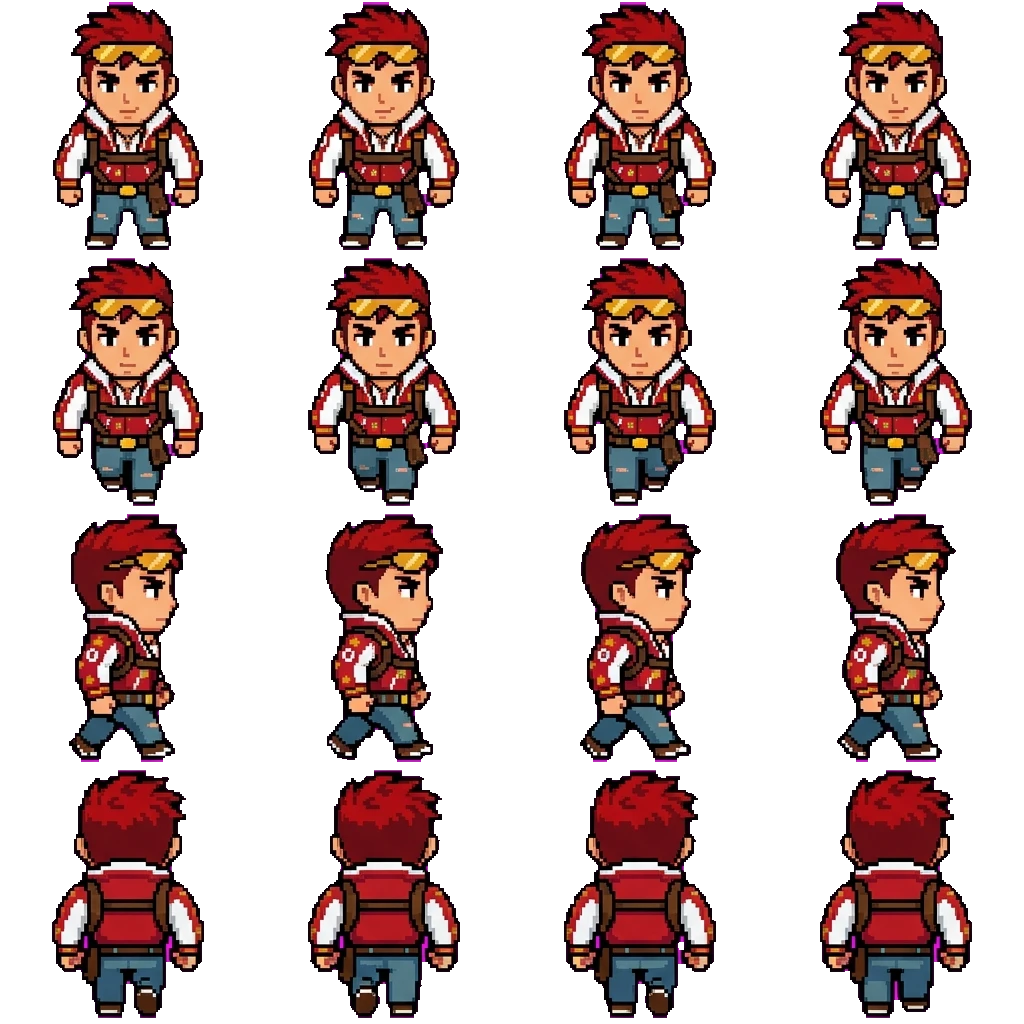 Derek movement sprite