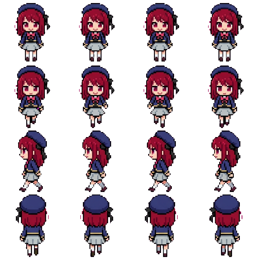 Kana movement sprite