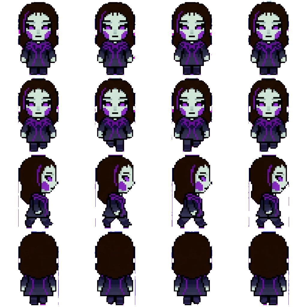 Julie movement sprite