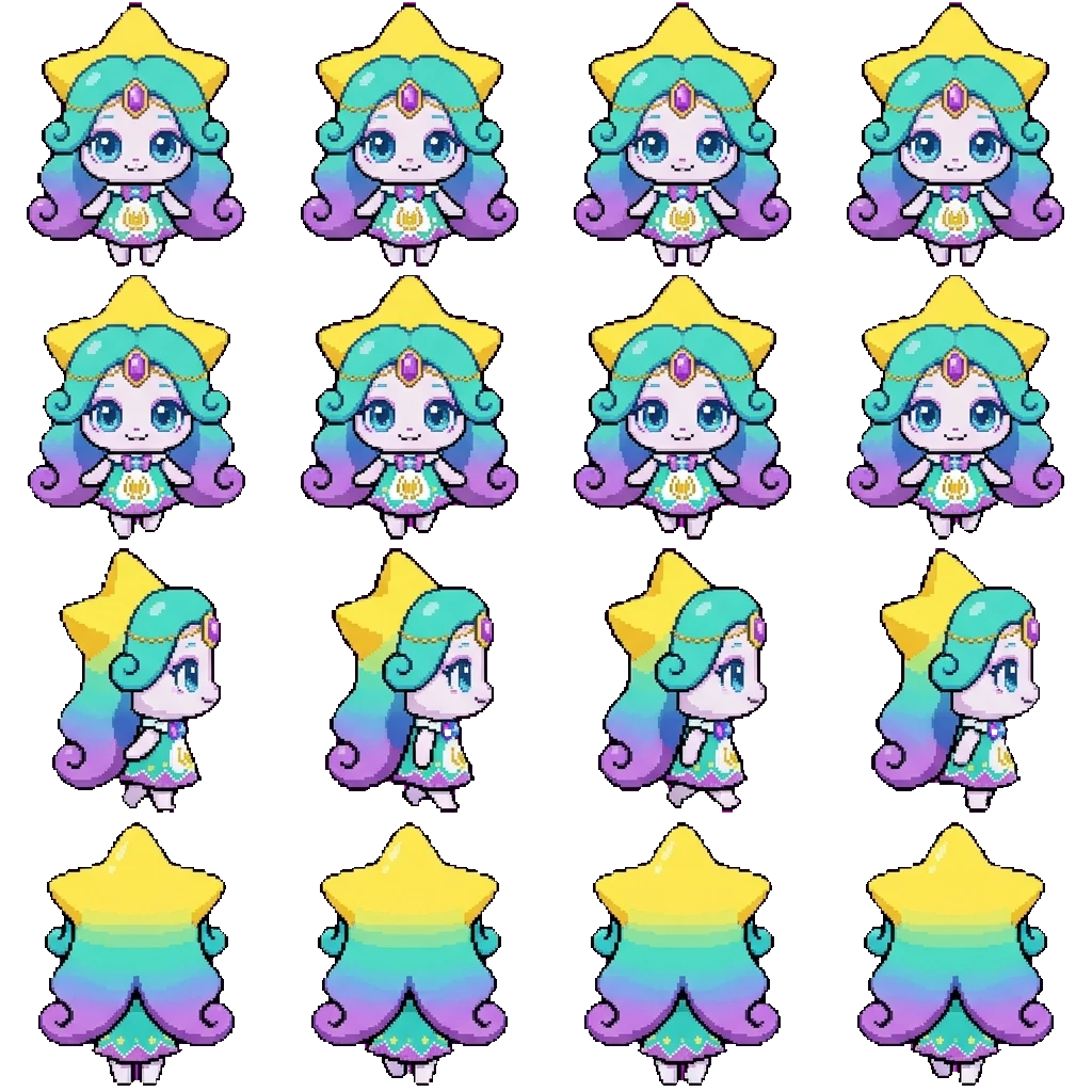 Sparkleping movement sprite