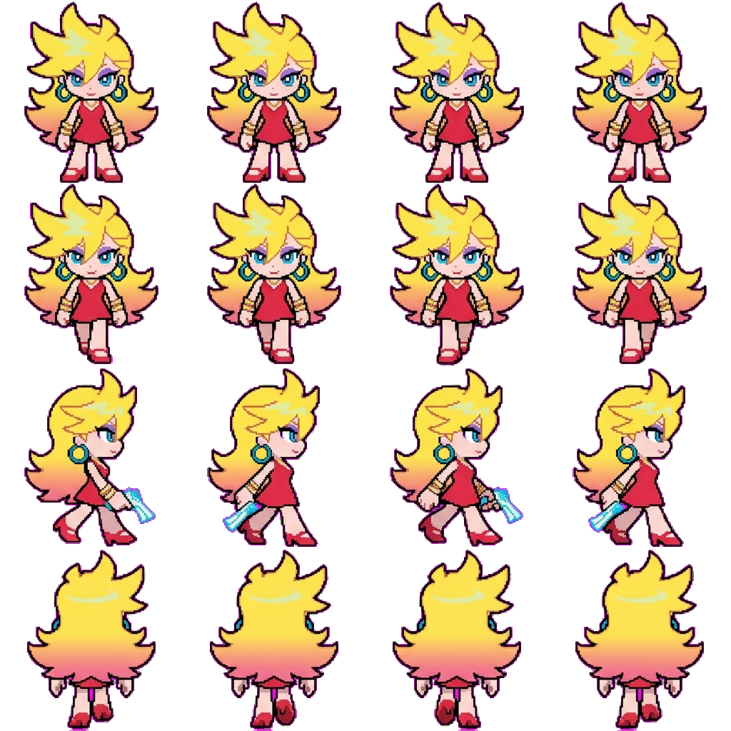 Panty movement sprite