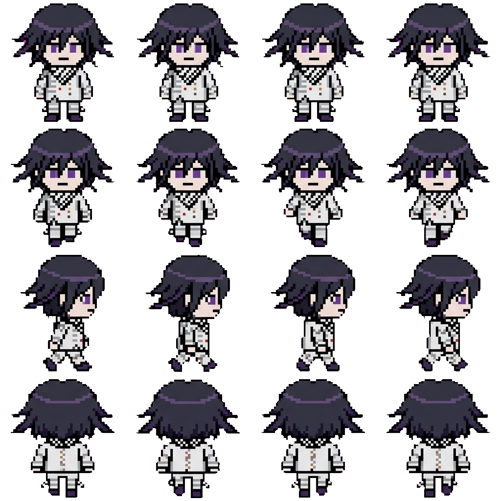 Kokichi Oma movement sprite