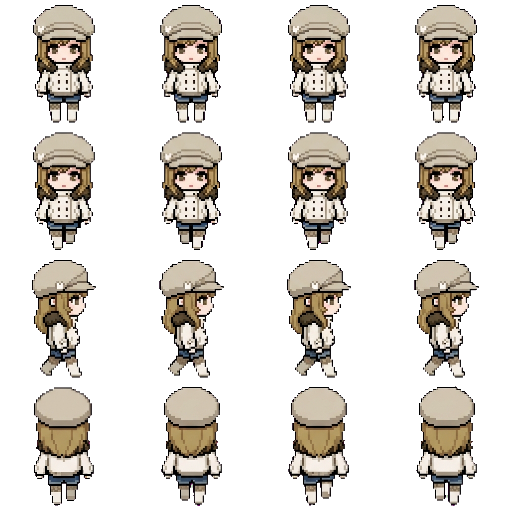 Evelyn movement sprite