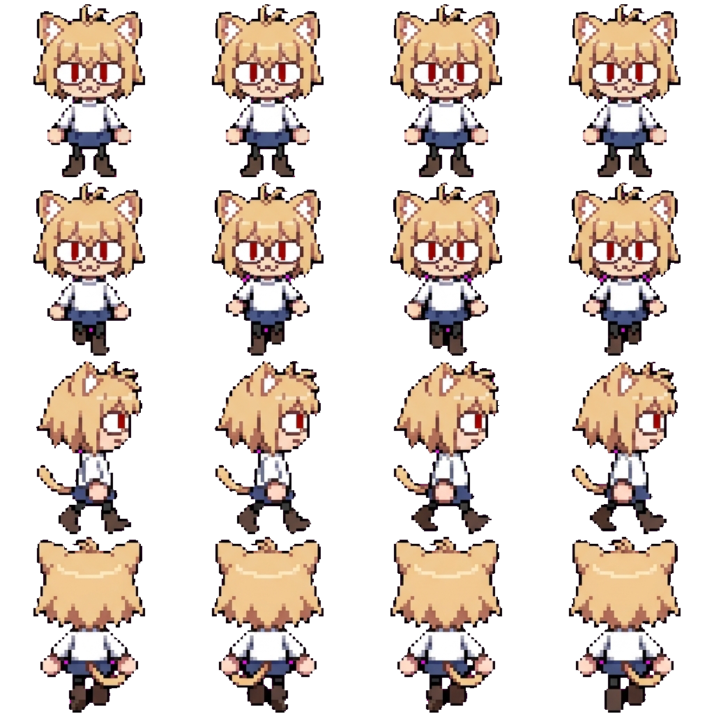 Neko-Arc movement sprite
