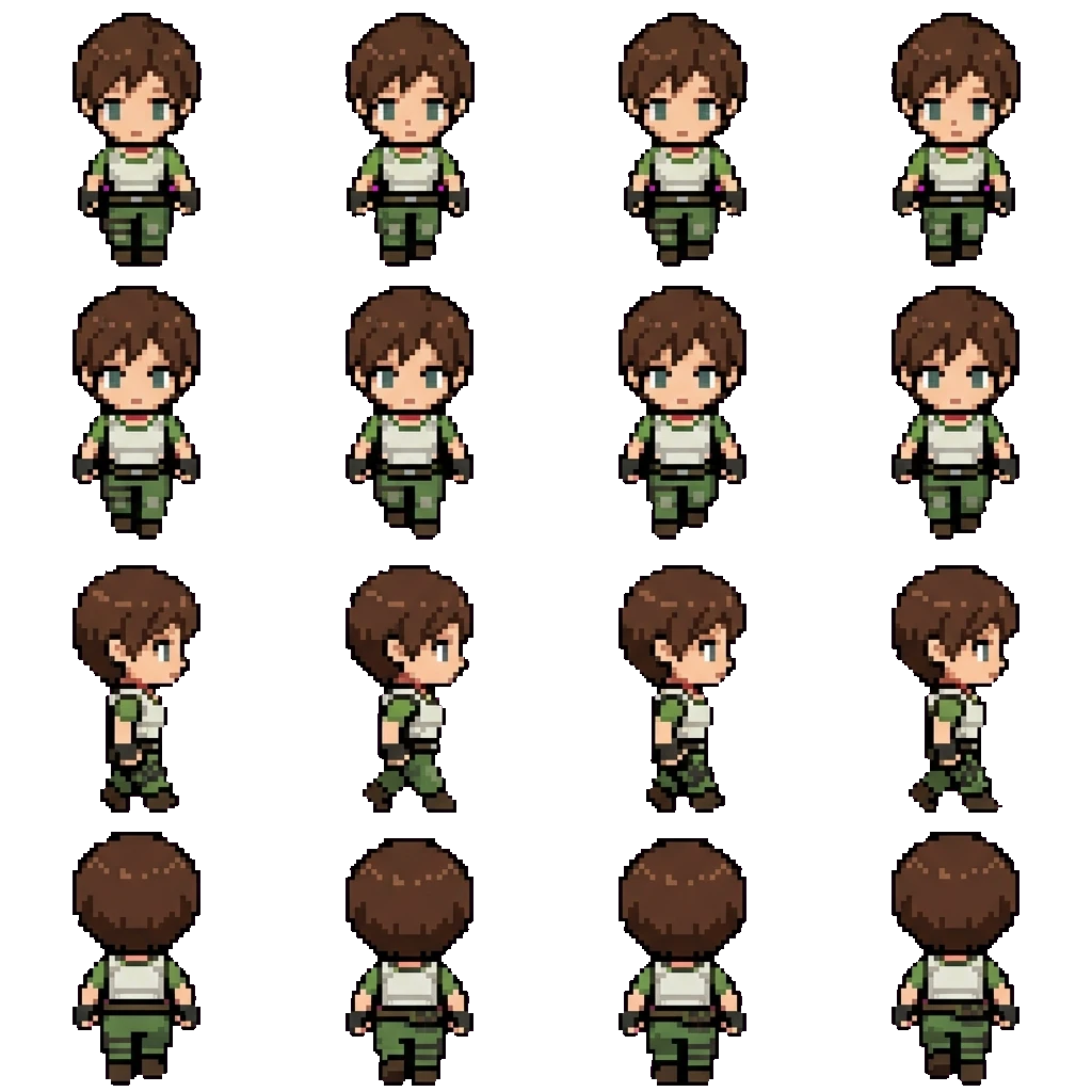 Rebecca movement sprite