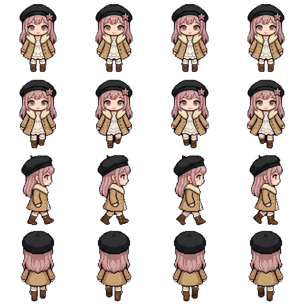 Cassy Veilmont movement sprite