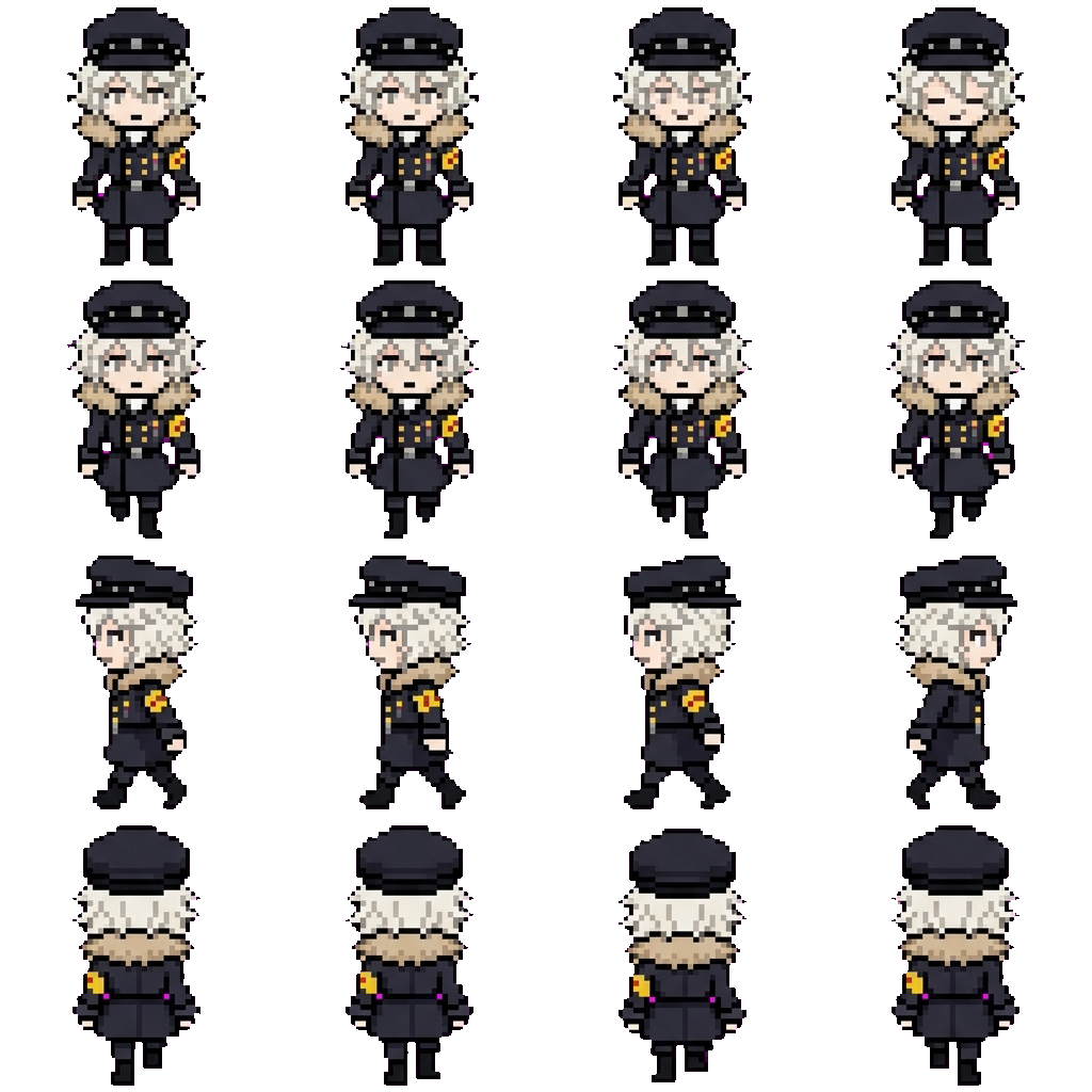 N movement sprite