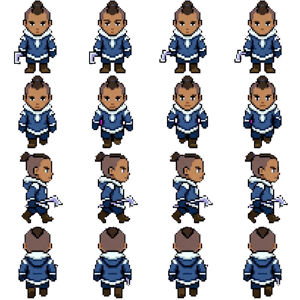Sokka movement sprite