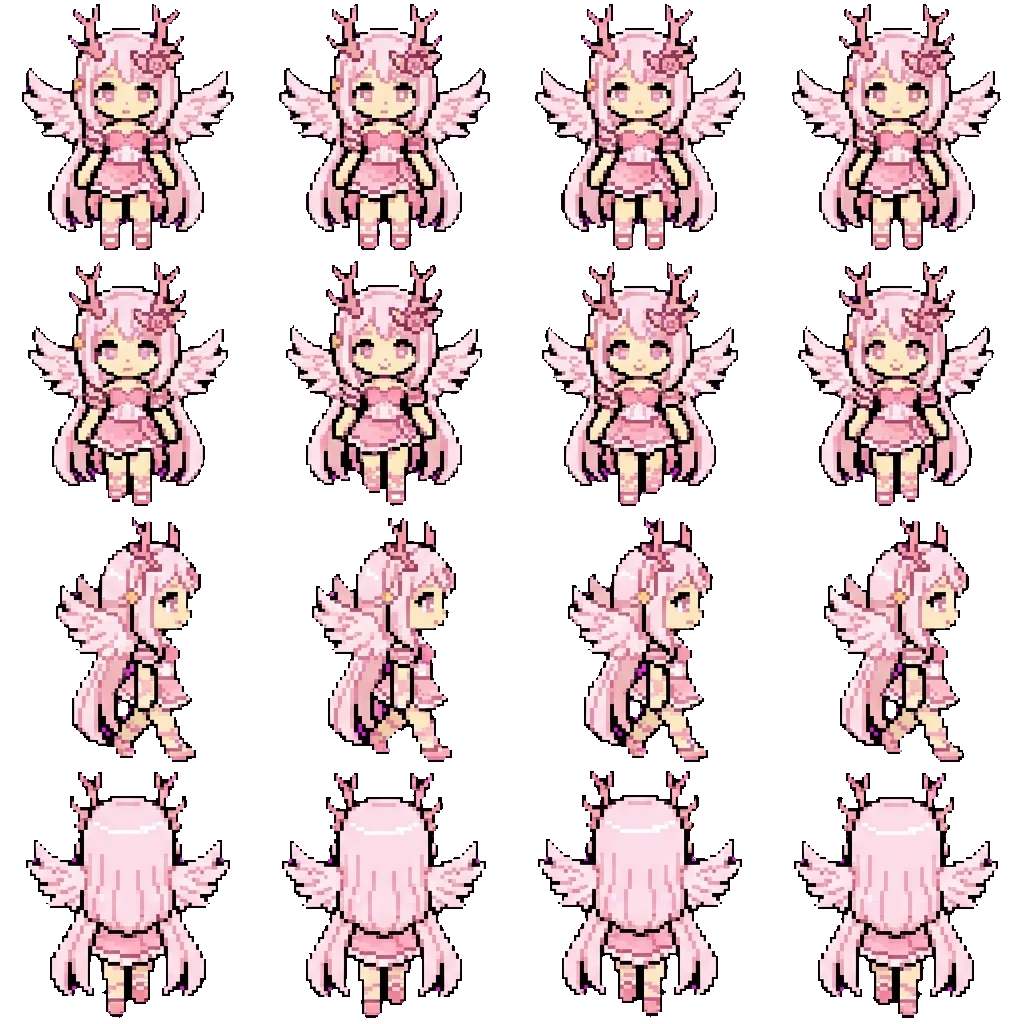 Cherry blossom movement sprite