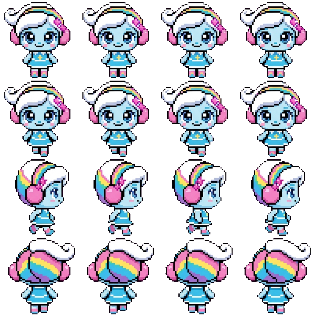Dazzleping movement sprite