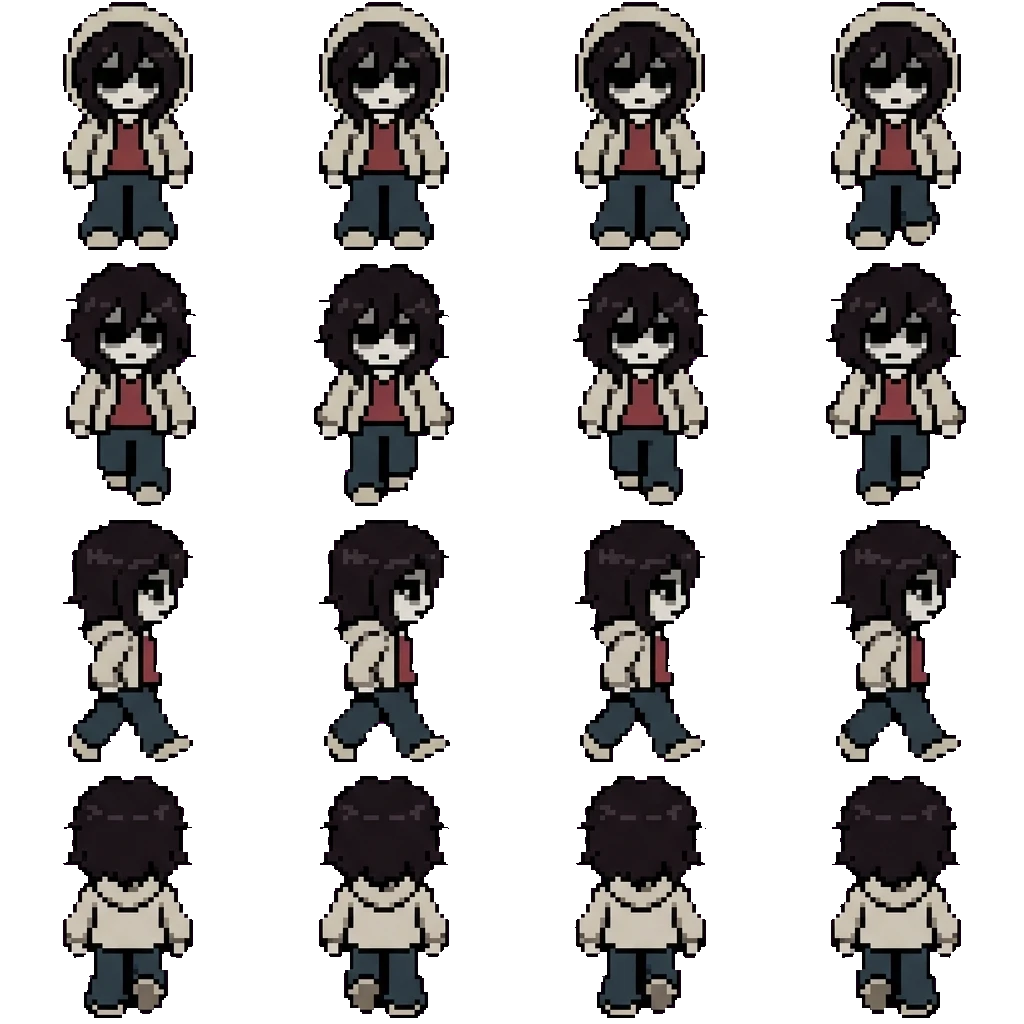 Kate The Chaser movement sprite