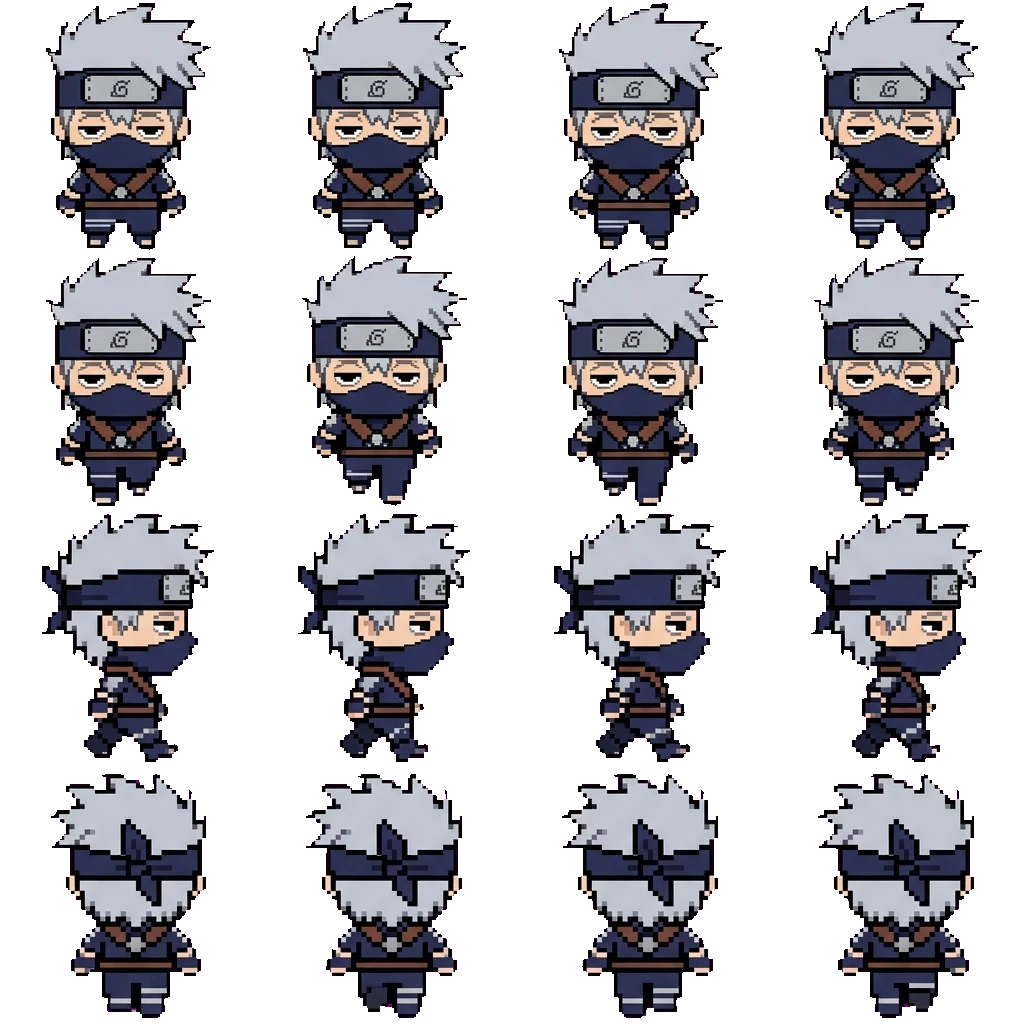 Kakashi Hatake movement sprite