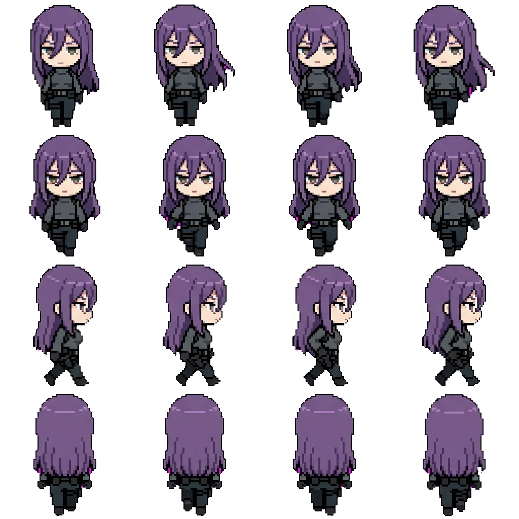 Misaki Odde movement sprite